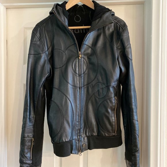 HEATHEN LEATHER JACKET WOMENS M/L - Picture 1 of 9